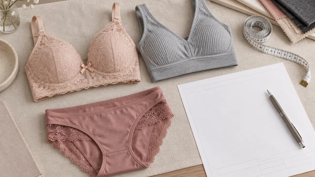Sourcing process steps for intimate apparel from brief and shortlist to samples and shipment